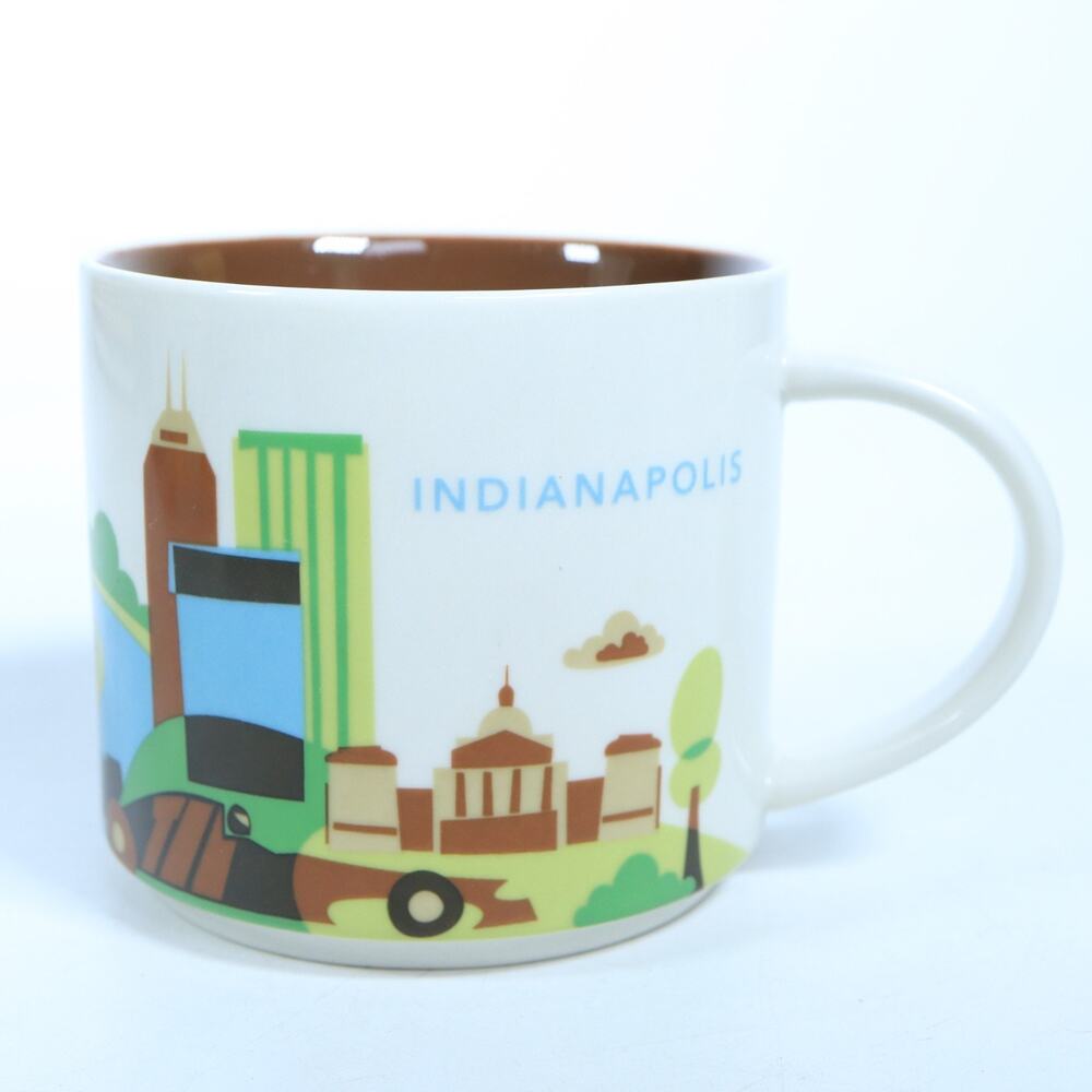 Starbucks Indianapolis You Are Here Series Collection 14oz Coffee Tea Mug Cup